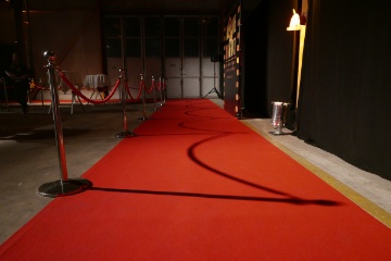 Voila, red carpet is ready