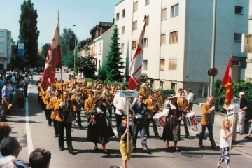 1993 - Festmarsch an den Musiktagen Binningen, mit Lorenz Heizmann
