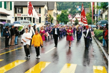2000 - Festmarsch am Musikfest in Ettingen, mit Martin Meier