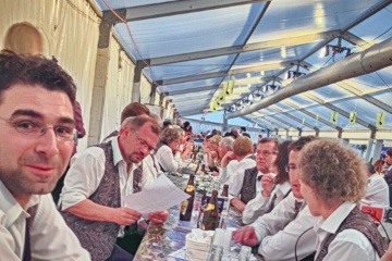 Beim Essen ...