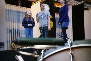 Delia Bauen, Jochen Schaible, und Raya Sarontino (v.l.)