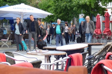 Auf dem Weg zum Bahnhof