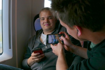 Fototermin mit Claudio und David