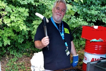 Auch diese Wurst stand am Grill :-)