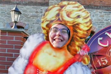 Das Gesicht ist echt