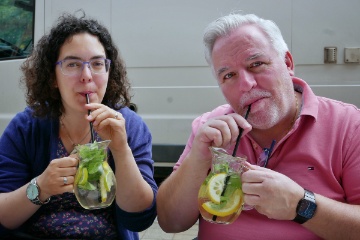 Diese Drinks waren ohne Alkohol, sahen etwas aus wie Caipirinha, waren aber keine. Trotzdem sehr erfrischend!