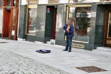 Ein ziemlich einsamer Geiger