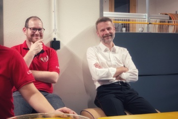 Max Noffke und Patric Bieler: L�cheln f�r die Kamera