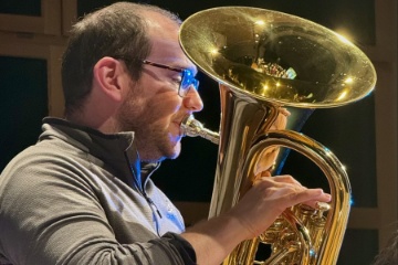 Max Noffke an der Generalprobe: Solo in "Sons of the Midnight Sun"