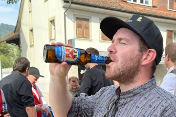 Der erste Schluck ist immer der beste