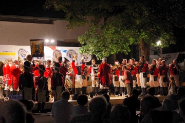 Grenadiermusik Zrich beim Platzkonzert