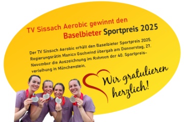 Das Team Aerobic: Maria Schnetzler, Livia H�berli, Rajah Ginzel, Laura Schnetzler (v.l.)