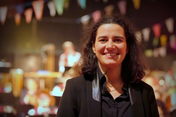 Maria Zumbrunn (27), Dirigentin des MV Sissach