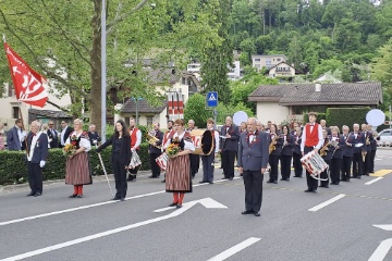 Bereit f�r den Marschmusikwettbewerb mit dem Marsch "Justitia"