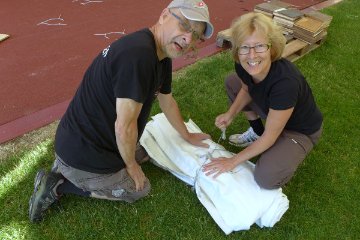 Ernst (Lugatti) Sutter und Claudia Schneider