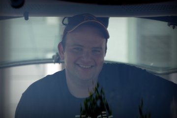 Lukas Brgin im Truck (tor)