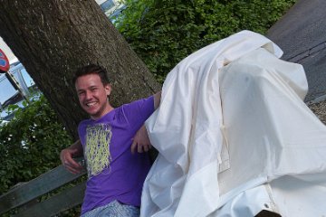David Frer, was wohl unter der Blache steckt?