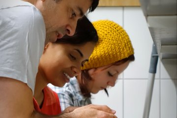 Nicolas Regez, Daniel Prochazka und Dominique Kara : Daniel Kron