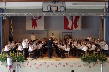 Die Musikgesellschaft Harmonie Sempach auf der Bhne