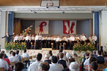 Schlussapplaus fr die MG Sempach