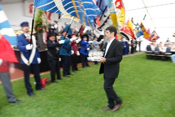 Nicolas Regez ist der Ehrenherr bei den Veteranenehrungen