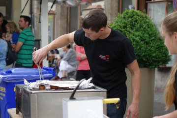 Philipp Cueni am Grill