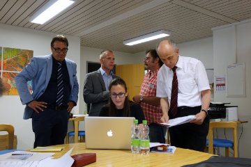 Die Rangliste wird kompiliert