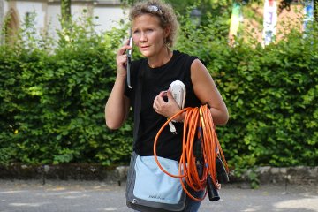 Doris "unter Strom"