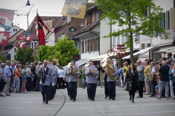 Der Paradesieger am Sonntag ist unterwegs: Die Brass Band Konkordia Zwingen -  [Bild zVg]