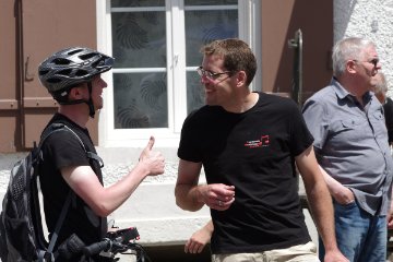 Sicherheitschef Daniel Frer (li) und Christian Hfelfinger