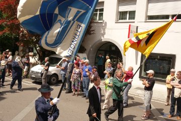 MV Ettingen/Therwil auf Marsch