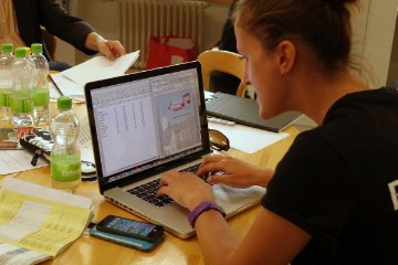 Unser Sekretariat mit Andrea Hasler war immer auf Zack wenn es um die Ranglisten ging.