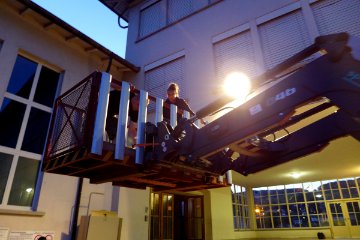 700 Girlandenlmpli demontieren - hier in der Endphase...